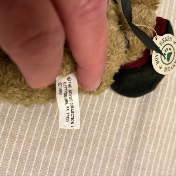 Vintage 3 Boyds Bears plush Christmas Santa angel collectors holiday decor - Picture 5 of 5